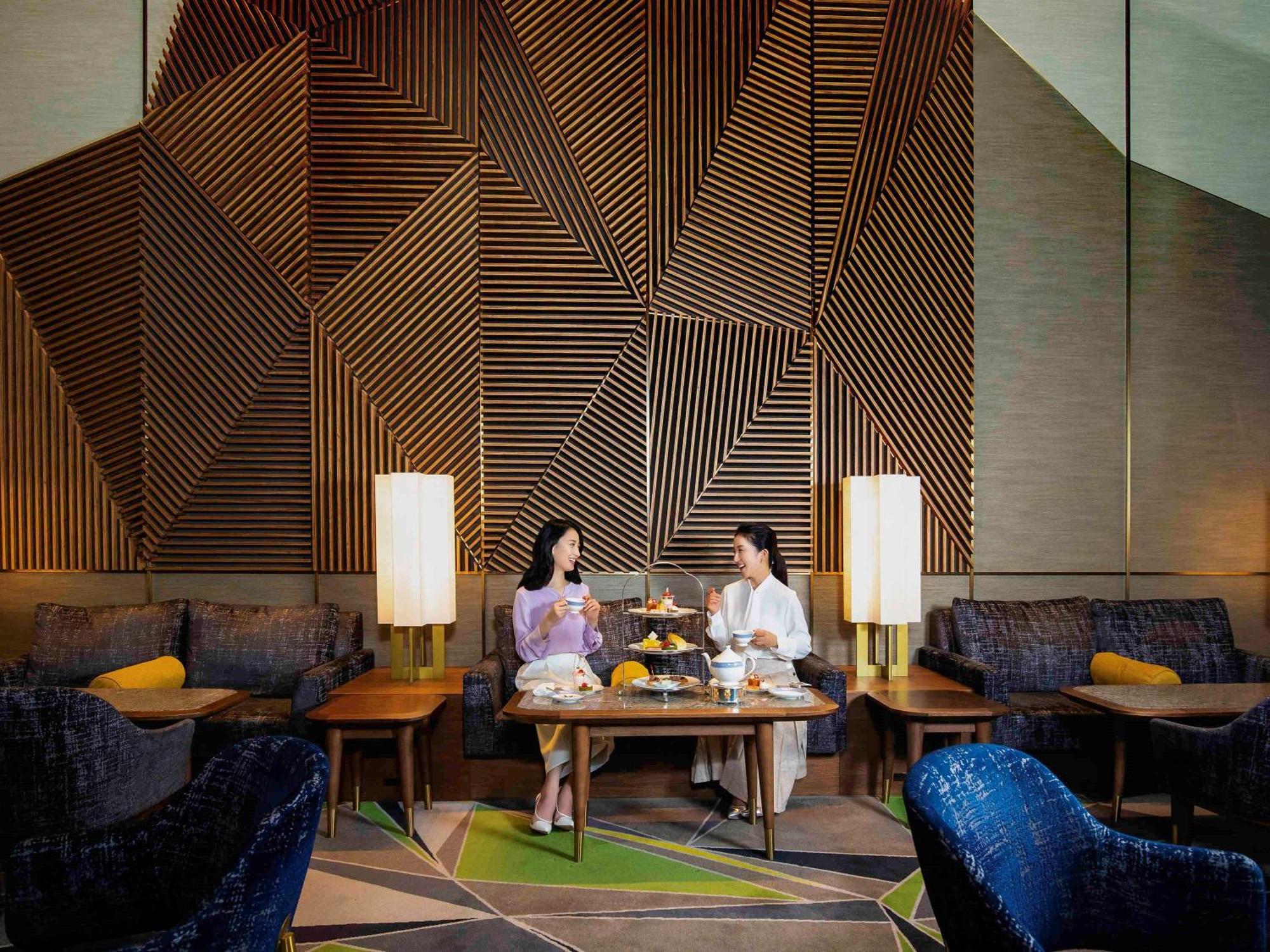 Swissotel Nankai Ósaka Exteriér fotografie The lobby lounge