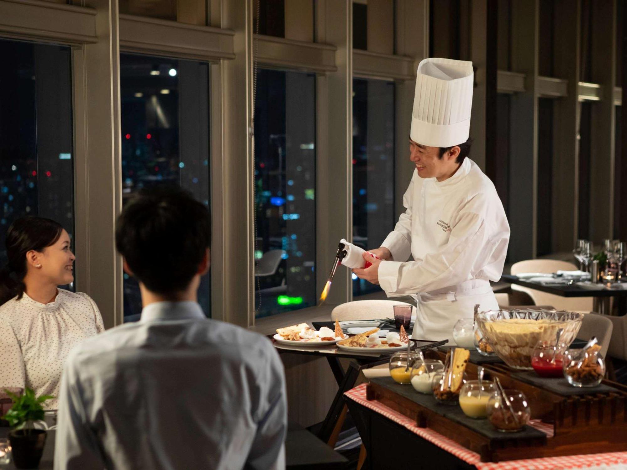 Swissotel Nankai Ósaka Exteriér fotografie A chef at work