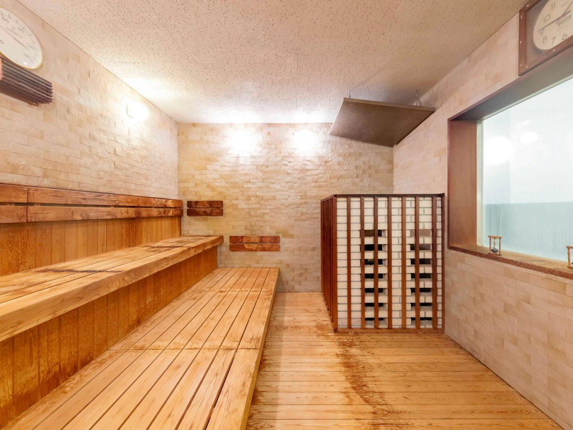 Swissotel Nankai Ósaka Exteriér fotografie A modern Finnish sauna
